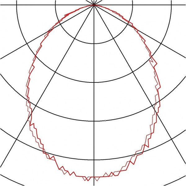 Linear Profile 2713용 SLV GLENOS Cover 200 / 내부 조명, LED, 매입형 벽 조명, 천장 스폿 / 3000K 1W 40lm 회색, 알루미늄, 1W
