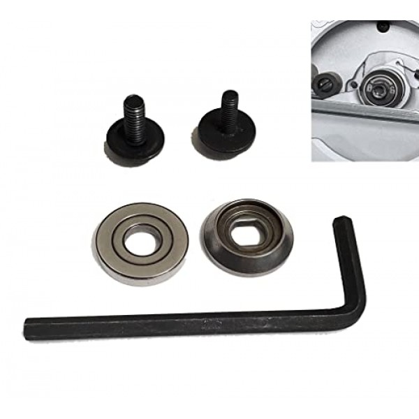 Rockwell Worx 4-1/2 소형 톱용 외부 내부 플랜지 잠금 블레이드 볼트 RK3441K WX439L WX531L WX420L 4.5 톱(업그레이드 버전)