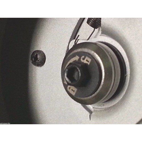 Rockwell Worx 4-1/2 소형 톱용 외부 내부 플랜지 잠금 블레이드 볼트 RK3441K WX439L WX531L WX420L 4.5 톱(업그레이드 버전)