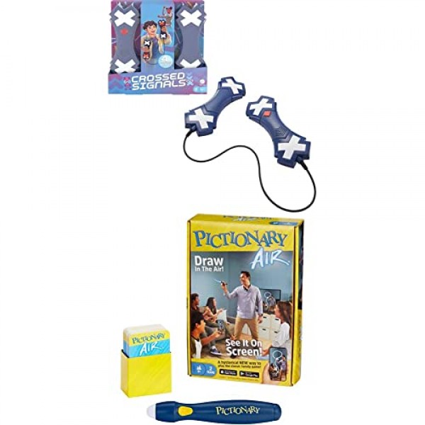 Mattel Crossed Signals 전자 게임 및 그림 그리기 게임, 완벽한 가족 및 파티 게임, 어린이, 가족 및 성인을 위한 선물 게임 밤: 장난감 및 게임