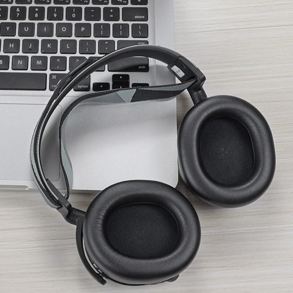 SteelSeries Arctis 1/Arctis 3/Arctis 5/Arctis 7/Arctis 7P/Arctis 9X/Arctis Pro/Arctis Prime 헤드폰, 소음 차단 폼 단백질 가죽 블랙 단백질 가죽용 SOULWIT 전문 교체용 이어 패드