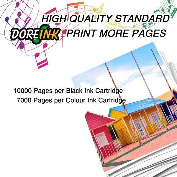 HP PageWide Pro 477 477dn 477dw 477dwt 577dw 577z 452dw 452dwt 552dw Managed P557750dw 프린터용 DOREIN 973X 노란색 교체 HP 973 973X 잉크 카트리지 멀티팩