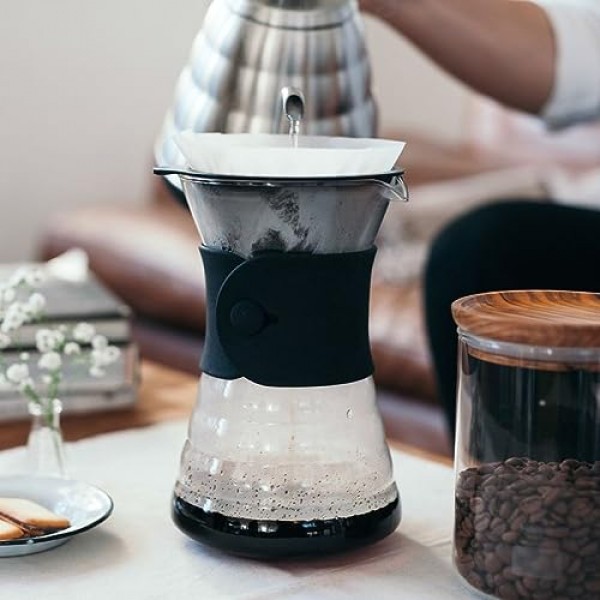 하리오 V60 드립 커피 디캔터, 700ml, 블랙