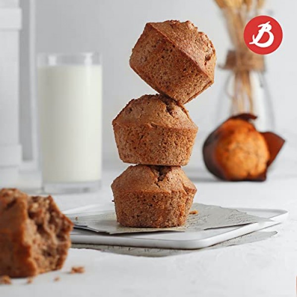 de Buyer 붙지 않는 머핀 몰드 - 최대 12개의 머핀 및 컵케이크 굽기 - 사용하기 쉽고 깨끗함 - PFOA 없음