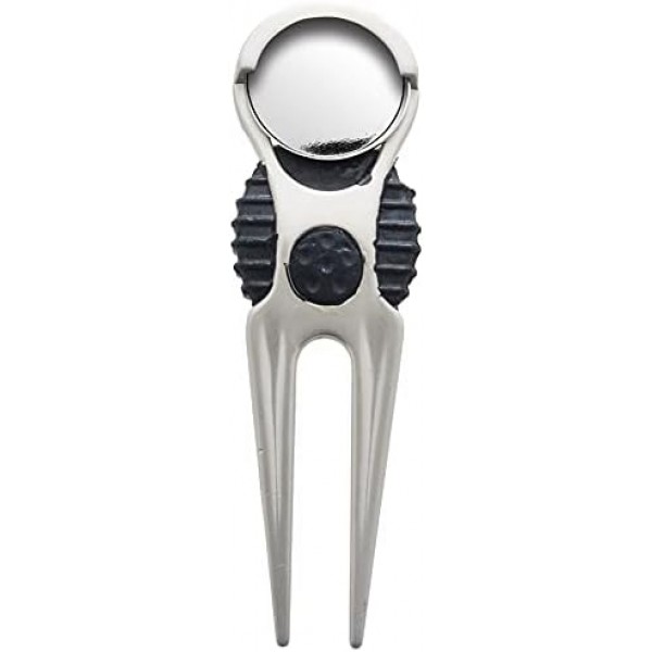 Ballmarker가 장착된 Longridge VECTOR 골프 피치포크,