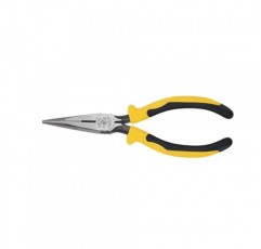 Klein Tools J203-6 바늘 노즈 플라이어, 긴 노즈 사이드 커터, 곡선 핸들이 있는 헤비 듀티 Journeyman 악어 플라이어, 6-3/4인치