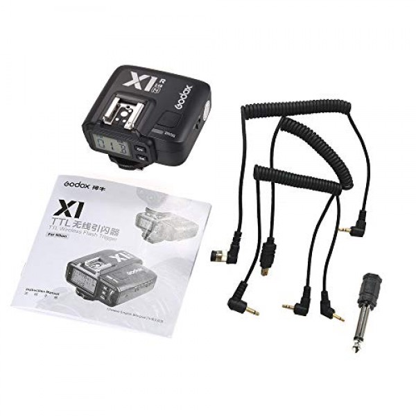X1N 트리거용 Nikon DSLR 카메라용 GODOX X1R-N TTL 2.4G 무선 플래시 트리거 수신기