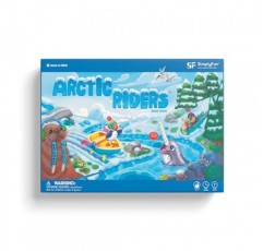 SimplyFun Arctic Riders - 어린이를 위한 교육적이고 재미있는 수학 게임 - 덧셈 및 뺄셈 연습 - 2~4인용, 7세 이상 어린이용