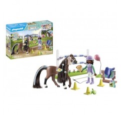 플레이모빌 71355 조이와 블레이즈가 함께하는 폭포의 말 점핑 아레나