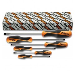 Beta 1260/S6 - 일자형 나사용 드라이버 세트(항목 1260), 6개