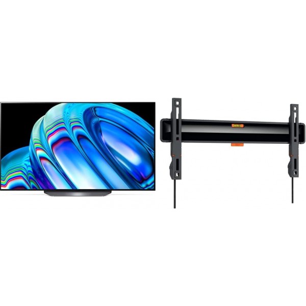 LG OLED77B29LA TV 195cm(77인치) OLED TV(Cinema HDR, 120Hz & Vogel's TVM 3405SP 32-77인치 TV용 평면 OLED TV 월마운트