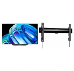 LG OLED77B29LA TV 195cm(77인치) OLED TV(Cinema HDR, 120Hz & Vogel's TVM 3405SP 32-77인치 TV용 평면 OLED TV 월마운트