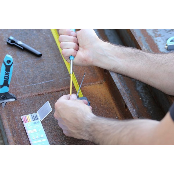 OX Tuff Carbon - Marking Pencil Value Pack 및 OX Tuff Carbon - 기본 색상 및 흑연 심(10pk) + 기본 색상 및 흑연