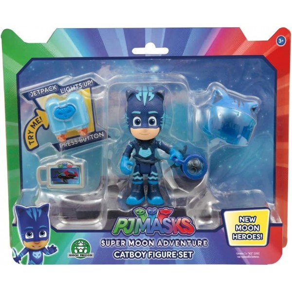 Giochi Preziosi Pj 마스크 Moon Person, Mehrfarbig Katzeboy 8 cm Mehrfarbig