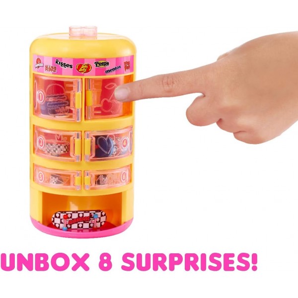 LOL Surprise Loves Mini Sweets Surprise-O-Matic Series 2 - RANDOM ASSORTMENT - 8가지 놀라움과 재미있는 액세서리가 포함된 한정판 캔디 테마 수집 가능 인형 - 수집가 및 4세 이상의 어