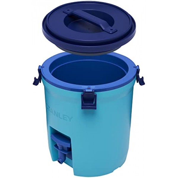 Stanley Adventure 2갤런 고속 흐름 물 주전자, 얼음 물 디스펜서, 쉽게 붓는 마개 및 래치 폼 뚜껑이 있는 단열 음료 쿨러