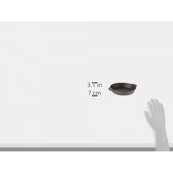 Old Mountain 미리 양념한 주철 라운드 6인치 1인용 접시