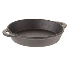 Old Mountain 미리 양념한 주철 라운드 6인치 1인용 접시