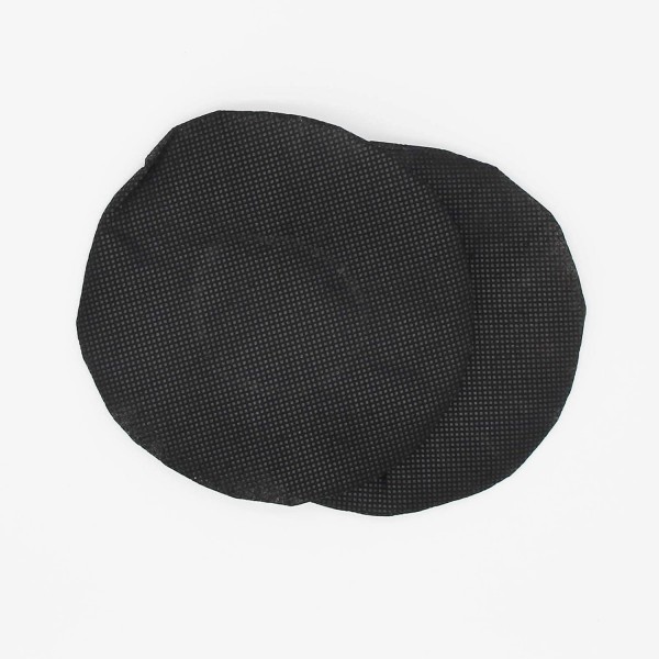 Yizhet 100개 신축성 있는 헤드폰 커버, 일회용 이어컵 일회용 부직포 이어 패드 커버 10~12cm 이어 패드가 있는 대부분 온이어 헤드폰용 헤드폰 커버(검은색) 199080