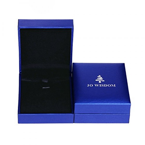 JO WISDOM 여성용 목걸이 수달 하트 실버 925, 3A 큐빅 지르코니아 목걸이 펜던트, 여성용 주얼리, 큐빅 지르코니아