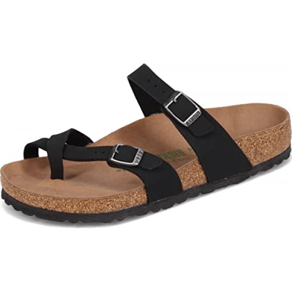 Birkenstock 여성용 마야리 오일드 가죽 샌들