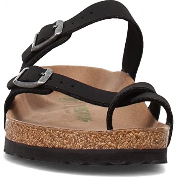 Birkenstock 여성용 마야리 오일드 가죽 샌들