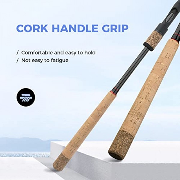 BERRYPRO 연어 & 스틸헤드 스피닝 로드 IM8 카본 월아이 낚싯대(8'6''/9'/9'6''/10'/10'6'')