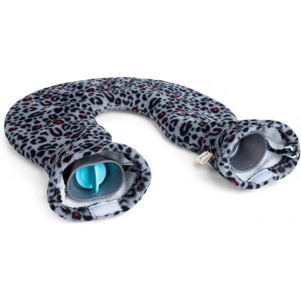 추가 내부 라이닝과 벨크로가 있는 포근한 Supersoft Korean Fleece 커버가 있는 어깨 및 목용 UMOI 프리미엄 온수 2리터 - BS1970:2012에 따라 인증됨 - 새 모델