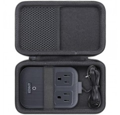 Anker Nano 충전 스테이션(최대 67W), 6-in-1 USB C 전원 스트립용 khanka 하드 운반 케이스 교체, 가정용, 사무실용(케이스만).