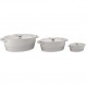 Pyrex 8010741.0 용량 2L2 Galet 슬로우 쿡 캐서롤, 원형, 주철 크림, 주철, 크림 색상, 33cm