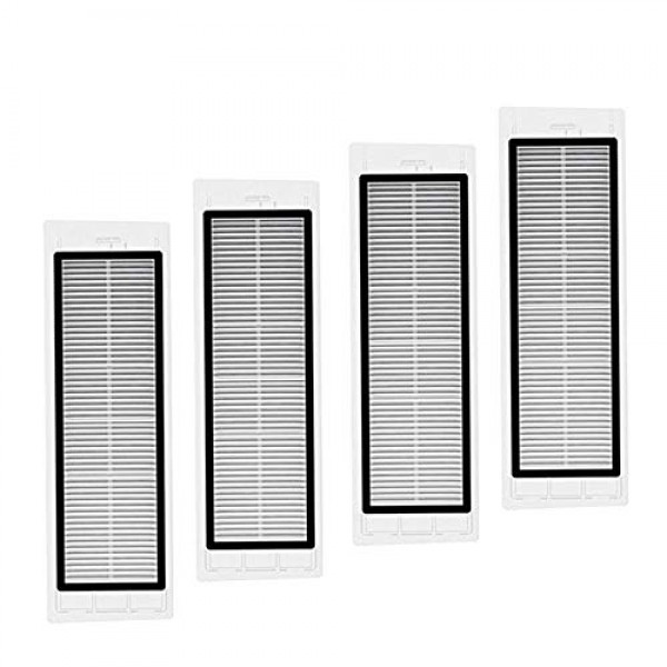 Roborock S5 E20 E25 E35 C10 S50 Xiaomi Mi Mijia 로봇 진공청소기용 SOFOXYI 필터 교체, 4팩