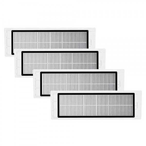 Roborock S5 E20 E25 E35 C10 S50 Xiaomi Mi Mijia 로봇 진공청소기용 SOFOXYI 필터 교체, 4팩
