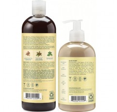 hea Moisture - 자메이카 블랙 캐스터 오일 샴푸 13 oz(384ml) & 컨디셔너 13 oz(384ml)