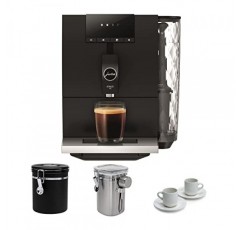 Jura ENA 4 메트로폴리탄 블랙 에스프레소 머신 번들 3상 세척 정제 클리어릴 스마트+ 필터 카트리지 수분 안정제(2팩)(4개 품목)