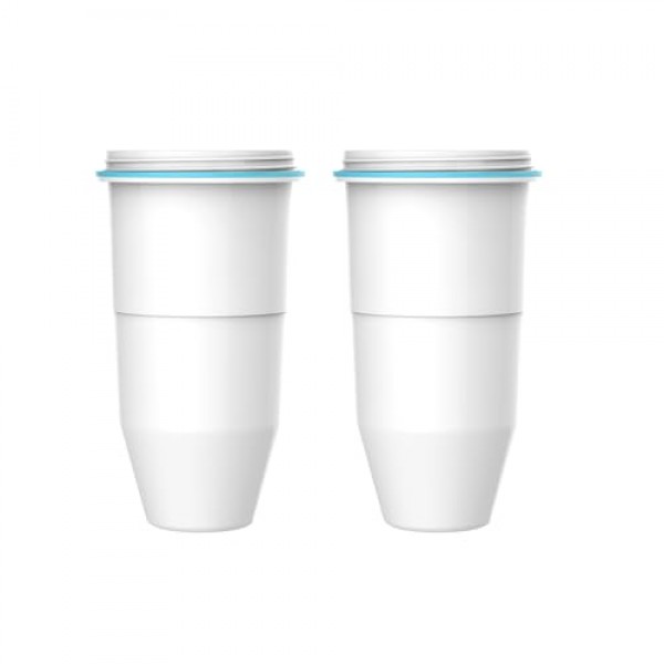 AQUA CREST NSF/ANSI 53 인증 다단계 교체용 정수 필터, 투수 필터 및 디스펜서 필터 교체, TDS, PFOA/PFOS, 염소 감소, 나쁜 맛 및 냄새, 2팩