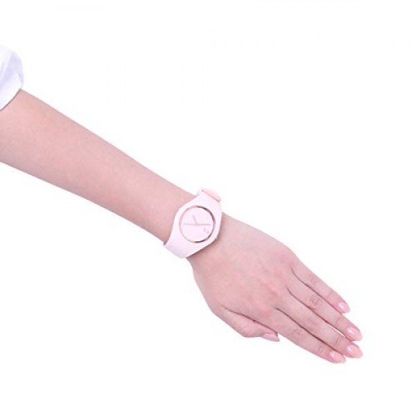 Ice-Watch - ICE 글램 컬러 누드 - 실리콘 스트랩이 포함된 핑크 여성용 시계 - 015334(중간)