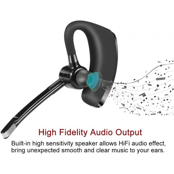 마이크가 있는 블루투스 헤드셋 4.1 소음 차단 블루투스 이어폰 깊은 베이스 귀고리가 있는 하이파이 베이스 헤드셋 핸즈프리 이어폰 드라이버용 안드로이드 폰용 싱