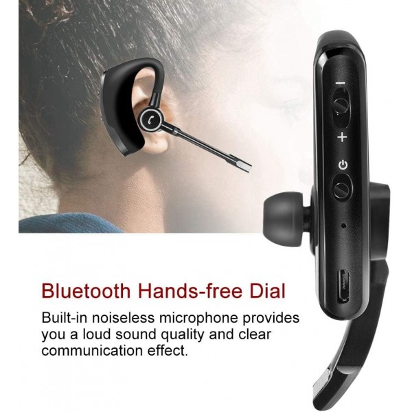 마이크가 있는 블루투스 헤드셋 4.1 소음 차단 블루투스 이어폰 깊은 베이스 귀고리가 있는 하이파이 베이스 헤드셋 핸즈프리 이어폰 드라이버용 안드로이드 폰용 싱