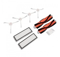 TOPINCN 교체 부품 액세서리 Dreame F9 1T 용 Mijia 1C와 호환 로봇 진공 걸레 교체 브러시 필터 흰색 플랫 빗 키트