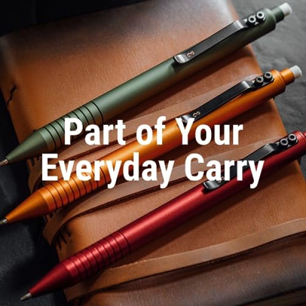 Everyman Grafton 샤프펜슬, 고급 필기, 그리기 및 스케치, 아티스트 샤프펜슬, 0.5 및 0.7mm 리드, EDC 기어 - OD 그린