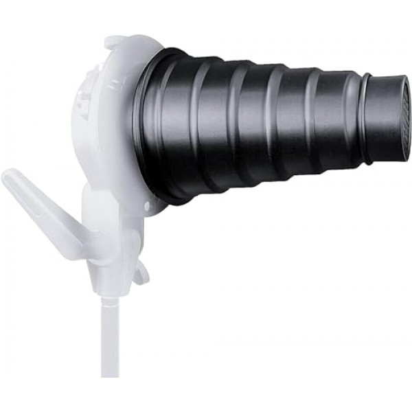 Bowens Mount Strobe Moonlights용 알루미늄 합금 원추형 스튜디오 스누트 키트 5가지 색상 젤 필터 및 벌집 그리드가 포함된 플래시 스피드라이트