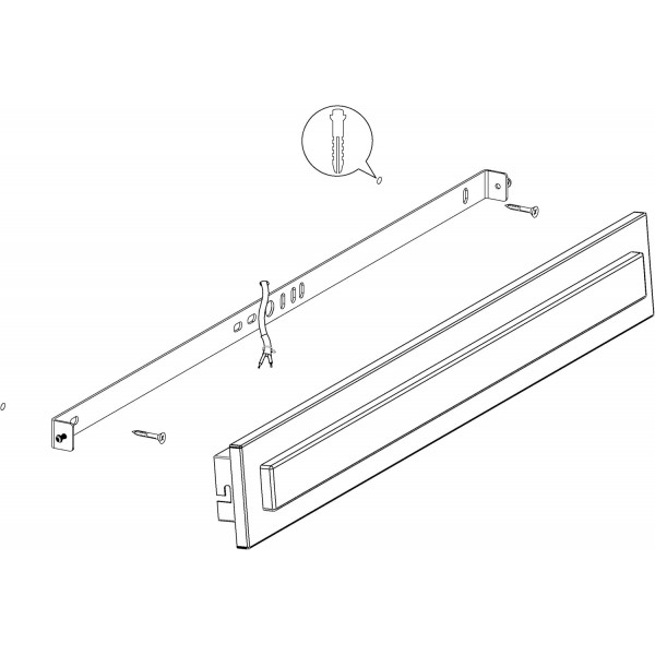 EGLO 97967 CUMBRECITA 광택 크롬 LED 미러 라이트 Länge 38 cm 크롬