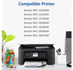 Magisink LC3219XL 브라더 잉크 카트리지 교체용 LC3219 LC3219XL LC3217 브라더 MFC-J5330DW MFC-J5335DW MFC-J6530DW MFC-J6930DW MFC-J5730DW MFC-J693 팩