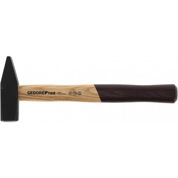 GEDORE red 나무 손잡이가 있는 엔지니어용 망치, 800g 헤드 웨이트, 물푸레나무 손잡이가 있는 망치, 도구, 단조, R92100032 800g 물푸레나무 손잡이