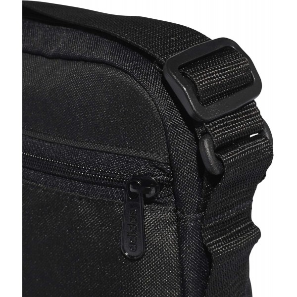 adidas Unisex's Linear Core Organiser, 프리사이즈 프리사이즈 블랙/블랙/화이트 싱글