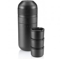 WACACO 미니프레소 키트, Minipresso GR용 액세서리, Lungo Espresso용 필터 바구니 3개가 있는 대형 물 탱크