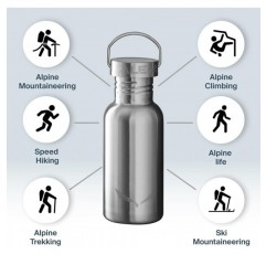 SALEWA 남녀공용 - 성인용 AURINO BT 병 1.0 l 블랙