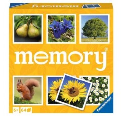 Ravensburger 자연 메모리 게임 - 6세 이상 어린이를 위한 그림 스냅 짝 맞추기