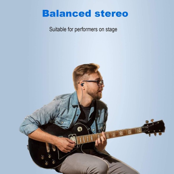 KBEAR KS1 유선 이어 버드 게임 안드로이드 폰 PC PS4 PS5 Xbox One Mac (마이크 클리어 없음)과 호환되는 파워 고해상도 IEM 인 이어 헤드폰으로 탁월한 저음 헤드셋 사운드 (마