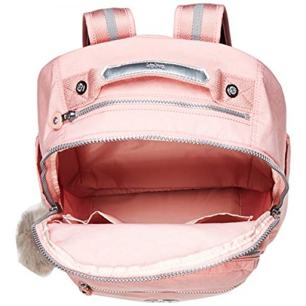 Kipling SEOUL, 노트북 보호 기능이 있는 라지 백팩 15인치, 44cm, 27L, 0.65kg, 브라이덜 로즈 브라이덜 로즈 프리 사이즈